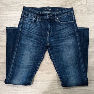 Lucky Brand Men’s 110 skinny dark blue Jeans. Size 30/32